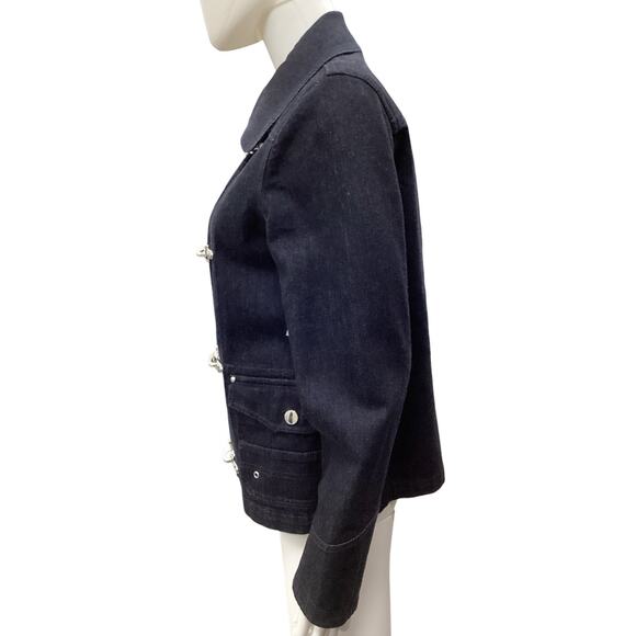 VTG LRL Lauren Jeans Co. Ralph Lauren Jacket Women’s SZ M Denim Fireman’s Clasp - Picture 3 of 5